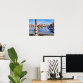 Pont des Arts op Valentijnsdag - Parijs Poster (Thuiskantoor)