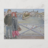 Pont des Arts: Parijs Briefkaart (Voorkant)