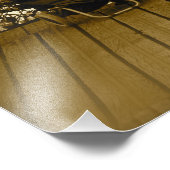 Pont des Arts: The Love Lock Bridge, Parijs Foto Afdruk (Hoek)