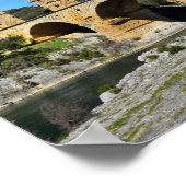 Pont du Gard Brug Frankrijk Foto 97 Poster (Hoek)