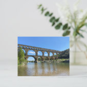 Pont du Gard, Frankrijk Briefkaart (Staand voorkant)