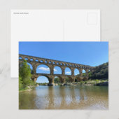 Pont du Gard, Frankrijk Briefkaart (Voorkant / Achterkant)