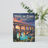 Pont du Gard Frankrijk Briefkaart (Staand voorkant)
