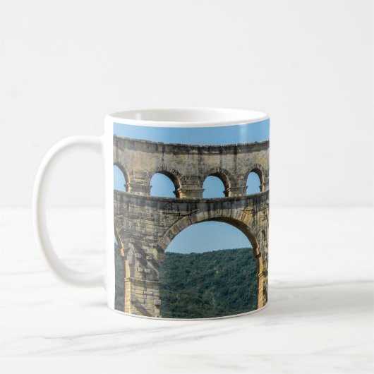 Pont du Gard, Frankrijk - Klassieke Mok (Links)