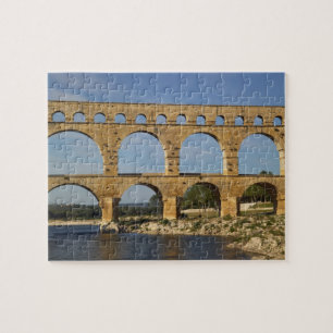 Pont du Gard, Gard, Languedoc Roussillon, Frankrij Legpuzzel