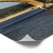 Pont du Gard, Gard, Languedoc Roussillon, Frankrij Poster (Hoek)