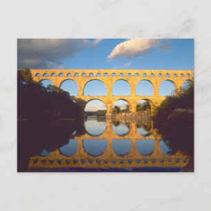 Pont du Gard, Gardon River, Gard, Languedoc, Briefkaart