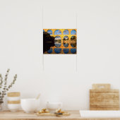 Pont du Gard, Gardon rivier, Gard, Languedoc, Poster (Keuken)