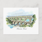 Pont Du Gard-kaart Briefkaart (Voorkant)