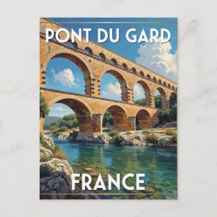Pont Du Gard Romeinse Brug Frankrijk Schitterend L Briefkaart