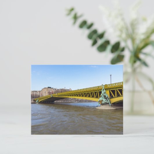 Pont Mirabeau over de Seine - Parijs Briefkaart (Staand voorkant)