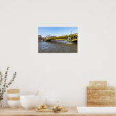 Pont Mirabeau over de Seine - Paris Frankrijk. Poster (Keuken)