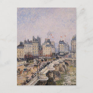 Pont Neuf 2 van Camille Pissarro Briefkaart