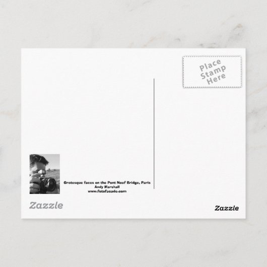 Pont Neuf Briefkaart (Achterkant)