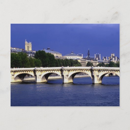 Pont-Neuf is de oudste brug van Parijs, Frankrijk Briefkaart (Voorkant)