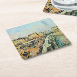 Pont Neuf, Middag, Zonlicht Camille Pissarro    Kartonnen Onderzetters