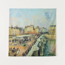 Pont Neuf, Middag, Zonlicht Camille Pissarro Wandkleed