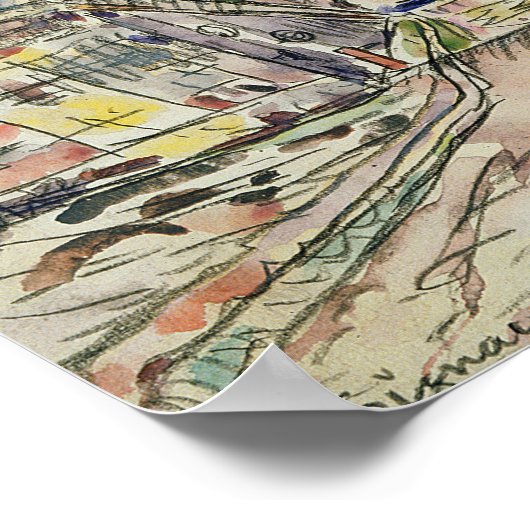 Pont Neuf, Parijs, 1927 Poster (Hoek)