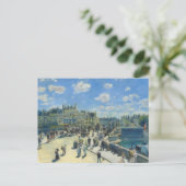 Pont Neuf, Parijs door Renoir Briefkaart (Staand voorkant)