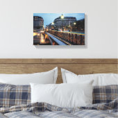 Pont Neuf, Parijs op Canvas Afdruk (Insitu (Slaapkamer))