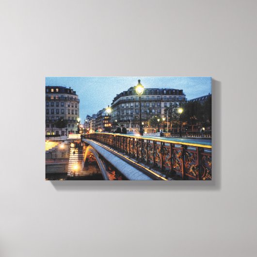 Pont Neuf, Parijs op Canvas Afdruk (Voorkant)