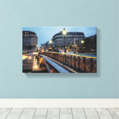 Pont Neuf, Parijs op Canvas Afdruk (Insitu (Houten vloer))