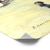 Pont Neuf, Parijs - Pierre-Auguste Renoir Poster (Hoek)