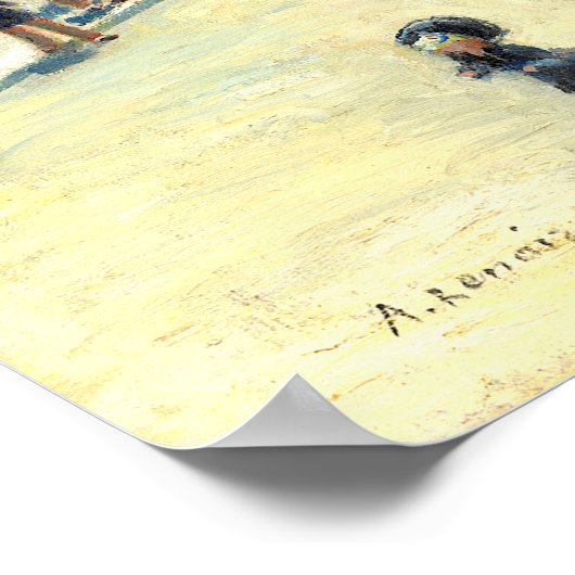 Pont Neuf, Parijs - Pierre-Auguste Renoir Poster (Hoek)