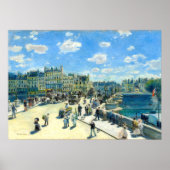 Pont Neuf, Parijs - Pierre-Auguste Renoir Poster (Voorkant)