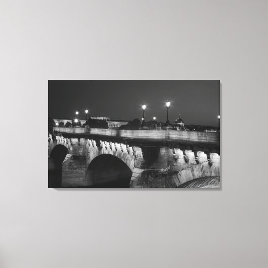 Pont Neuf Paris Canvas Afdruk (Voorkant)