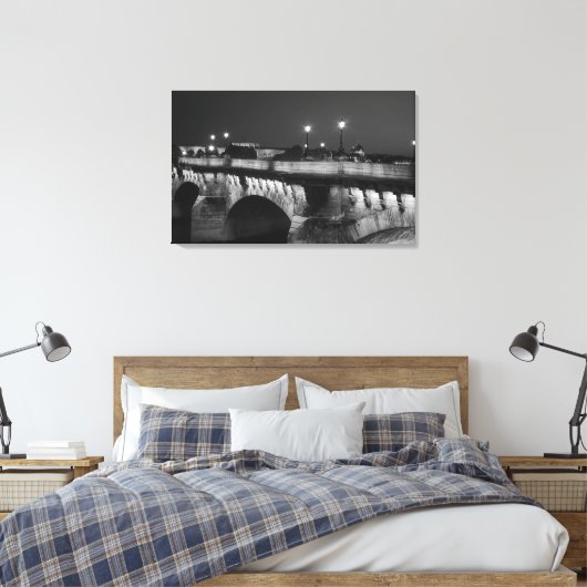 Pont Neuf Paris Canvas Afdruk (Insitu (Slaapkamer))