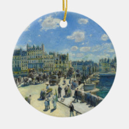 Pont Neuf Paris door Pierre-Auguste Renoir Keramisch Ornament