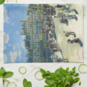 Pont Neuf Paris door Pierre-Auguste Renoir Theedoek (Gevouwen)