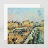 Pont Neuf, vanmiddag, Sunlight Camille Pissarro (Voorkant / Achterkant)