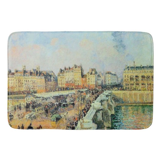 Pont Neuf, vanmiddag, Sunlight Camille Pissarro Badmat (Voorkant)