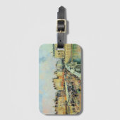 Pont Neuf, vanmiddag, Sunlight Camille Pissarro Bagagelabel (Voorkant (verticaal))