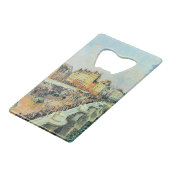 Pont Neuf, vanmiddag, Sunlight Camille Pissarro Creditkaart Flessenopener (Voorkant Gekanteld)