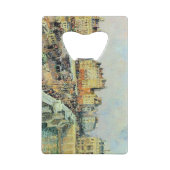 Pont Neuf, vanmiddag, Sunlight Camille Pissarro Creditkaart Flessenopener (Achterkant)