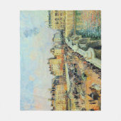 Pont Neuf, vanmiddag, Sunlight Camille Pissarro Fleece Deken (Voorkant)