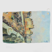 Pont Neuf, vanmiddag, Sunlight Camille Pissarro Golfhanddoek (Horizontaal)