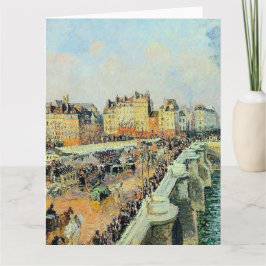 Pont Neuf, vanmiddag, Sunlight Camille Pissarro Kaart