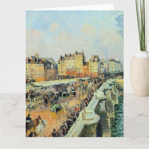 Pont Neuf, vanmiddag, Sunlight Camille Pissarro Kaart