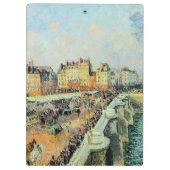 Pont Neuf, vanmiddag, Sunlight Camille Pissarro Klembord (Achterkant)