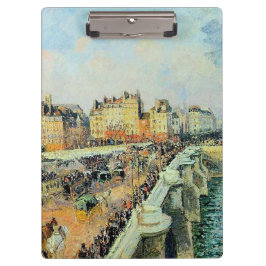 Pont Neuf, vanmiddag, Sunlight Camille Pissarro Klembord