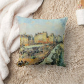 Pont Neuf, vanmiddag, Sunlight Camille Pissarro Kussen (Deken)