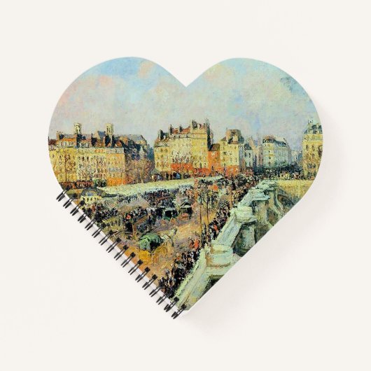 Pont Neuf, vanmiddag, Sunlight Camille Pissarro Notitieboek (Voorkant)
