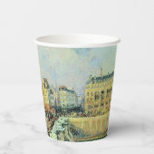 Pont Neuf, vanmiddag, Sunlight Camille Pissarro Papieren Bekers (Achterkant)