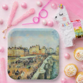 Pont Neuf, vanmiddag, Sunlight Camille Pissarro Papieren Bordje (Feest)