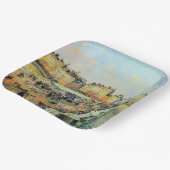 Pont Neuf, vanmiddag, Sunlight Camille Pissarro Papieren Bordje (Gebogen)