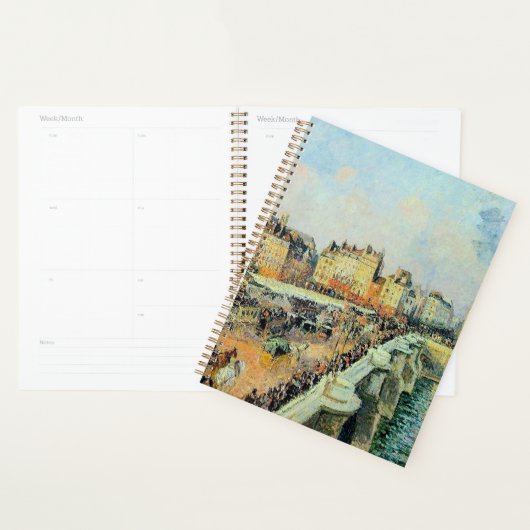 Pont Neuf, vanmiddag, Sunlight Camille Pissarro Planner (Display)